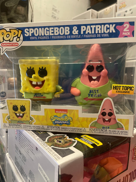 SpongeBob Patrick Exclusive 2 Pack Funko Pop! Vinyl Figure