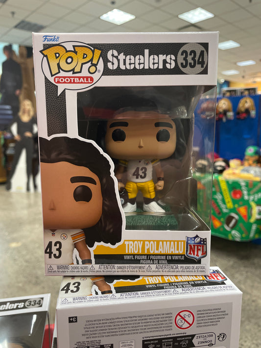 NFL Steelers Troy Polamalu 334 Funko Pop! Vinyl Figure sports