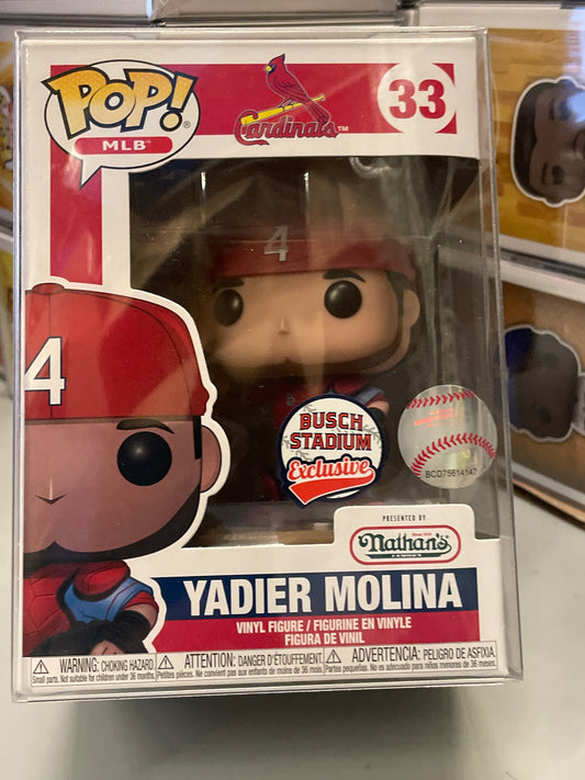 MLB Yadier Molina 33 exclusive Funko Pop! Vinyl Figure Sports