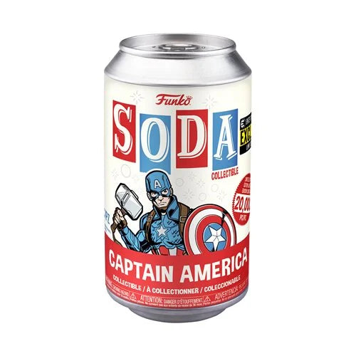 Marvel - Captain America with Hammer exclusive - Vinyl Soda Sealed Mystery Funko Figure