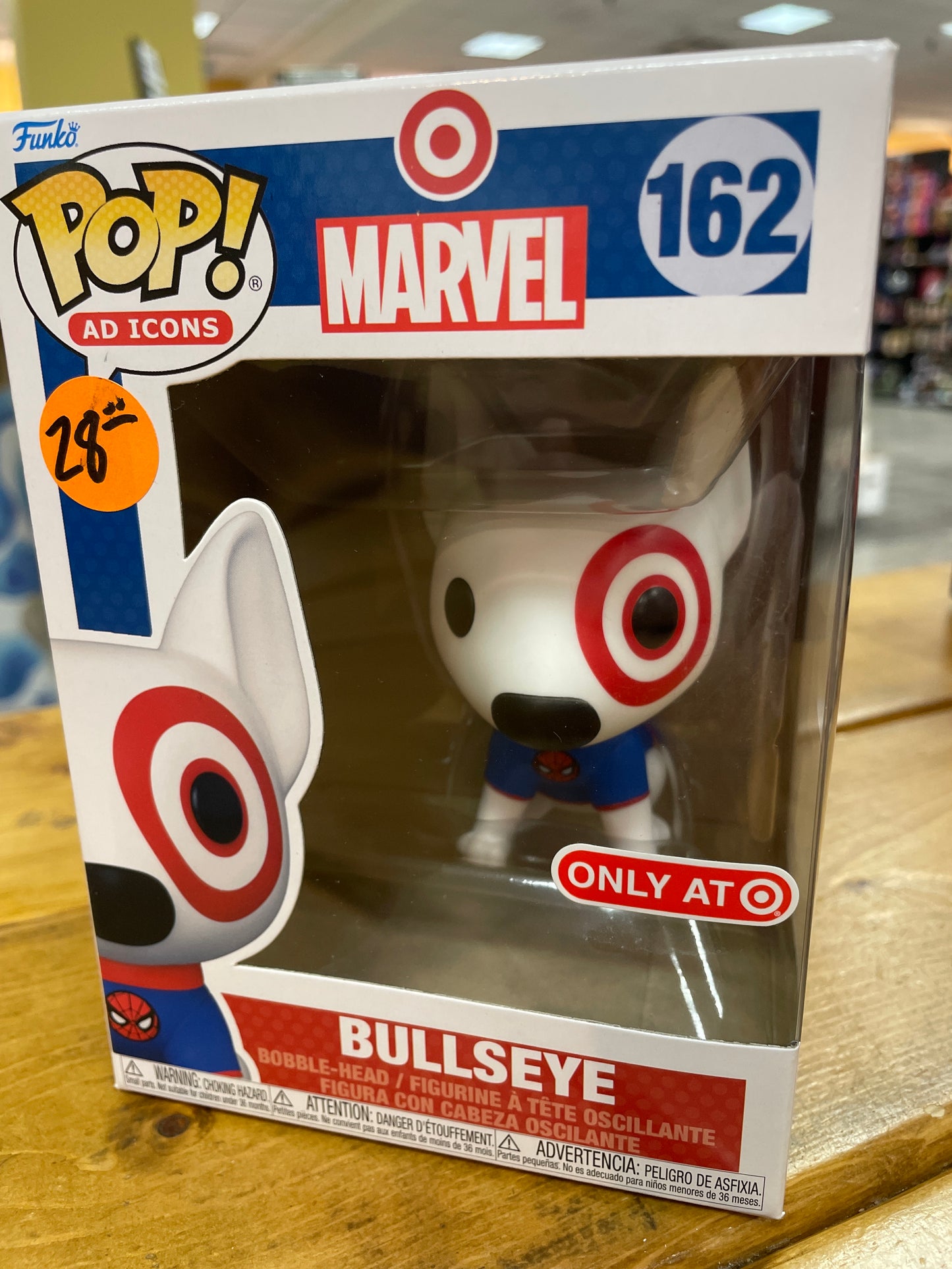 Marvel Spiderman bullseye Target 162 exclusive - Funko Pop Vinyl Figure