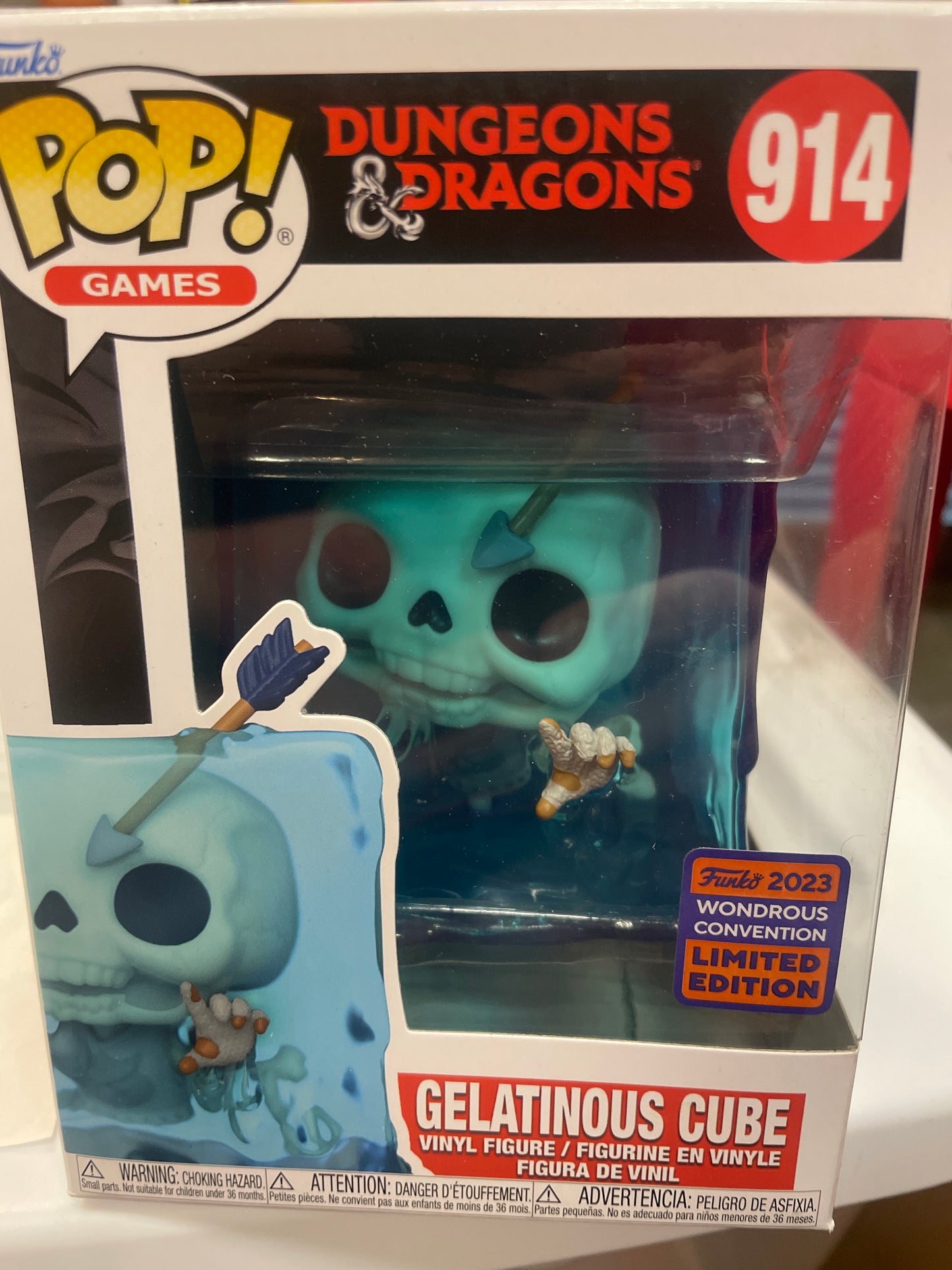 D & D Gelatinous Cube exclusive Funko Pop! Vinyl figure games