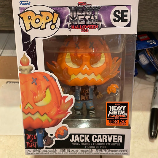 Funko Pop Heavy Metal Halloween 2023 Jack Carver SE Limited 6000 Pcs main image 0