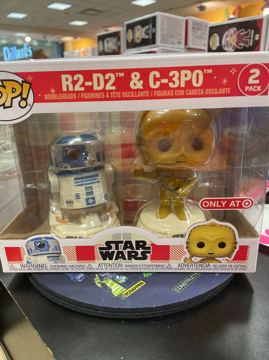 Star Wars retro r2 d2 C-3PO exclusive 2pk funko pop! Vinyl figure