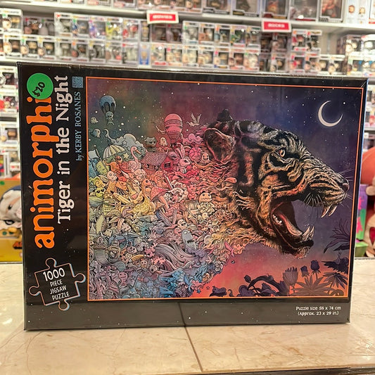 Animorphia - 1,000 piece puzzle - Tiger in the Night
