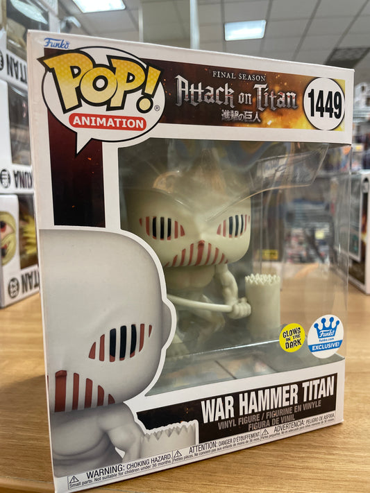 AOT war hammer Titan 1449 - Exclusive Funko Pop! Vinyl Figure anime
