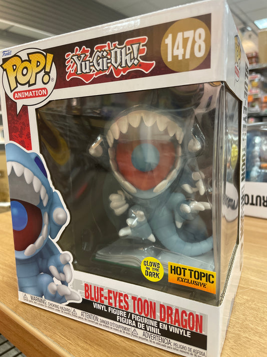 Yu-gi-oh! Blue Eyes Toon Dragon 1478 - Exclusive Funko Pop! Vinyl Figure anime