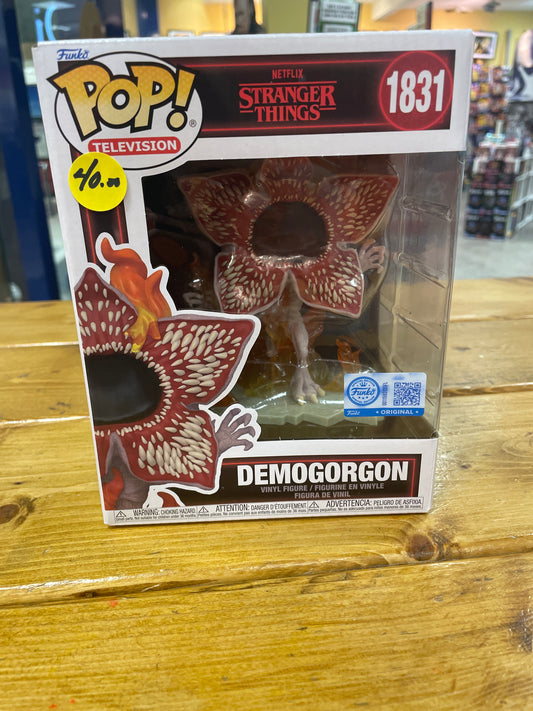 Stranger things Demogorgon exclusive Funko Pop vinyl figure television