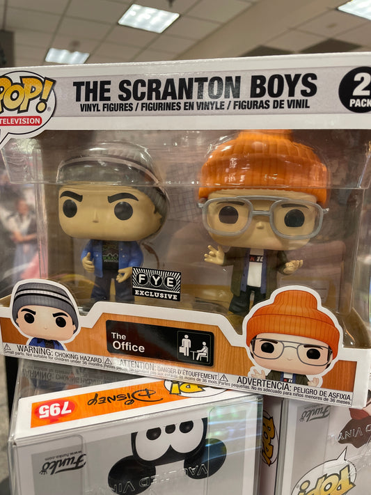 The Office Scranton boys 2 pack Exclusive Funko Pop! Vinyl figure