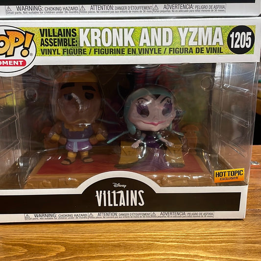 Disney villians assemble Kronk Yzma 1205 Funko Pop! Vinyl figure