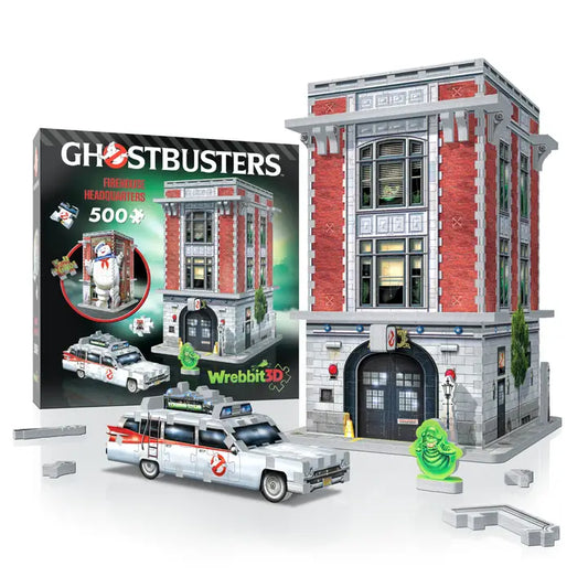 Wrebbit 3d puzzle Ghostbusters Firehouse 500 piece