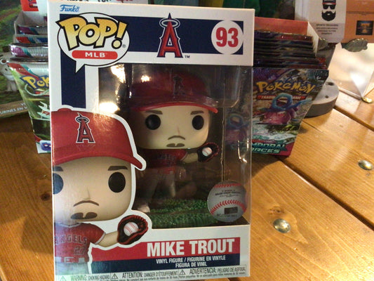 MLB Angels - Mike Trout #93 (Red Jersey) - Funko Pop Vinyl Figure (sports)