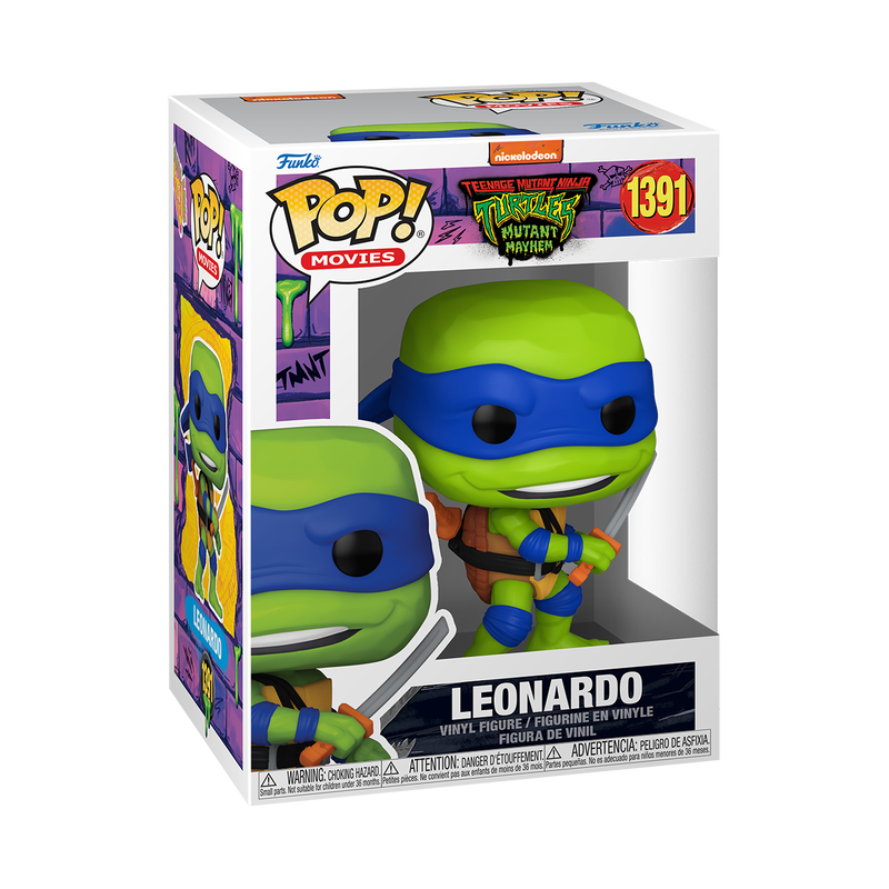 TMNT: Mutant Mayhem - Leonardo #1391 - Funko Pop Vinyl Figure (Cartoon)