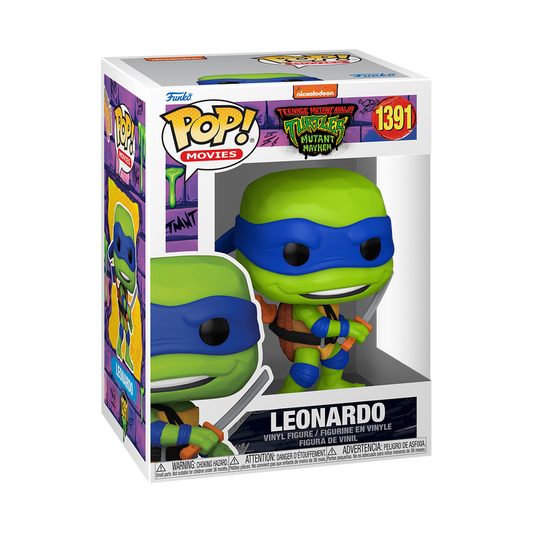 TMNT: Mutant Mayhem - Leonardo #1391 - Funko Pop Vinyl Figure (Cartoon)