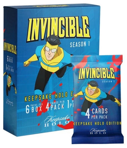 Invincible trading cards blaster box keepsake