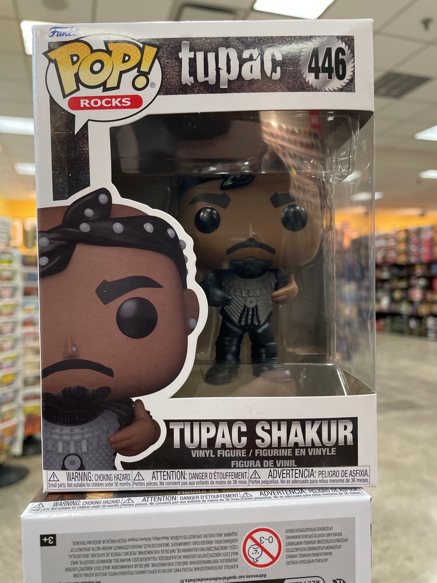 Tupac Shakur #446 rocks Funko Pop! Vinyl figure