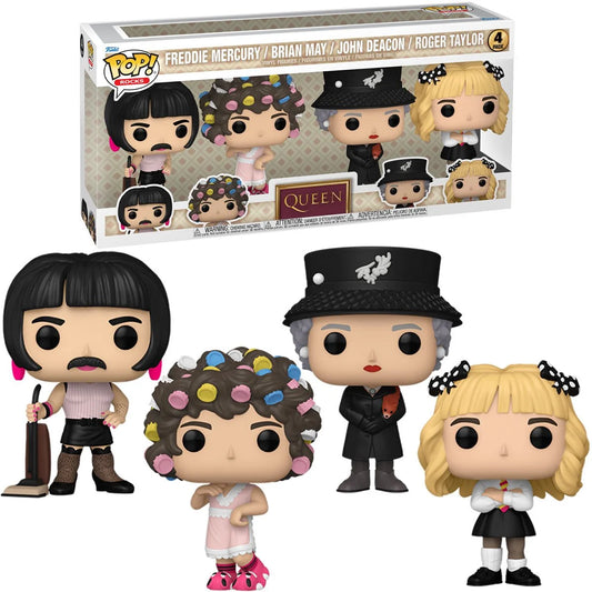 Queen Want to break Free 4 pack Funko Pop vinyl figure Rocks