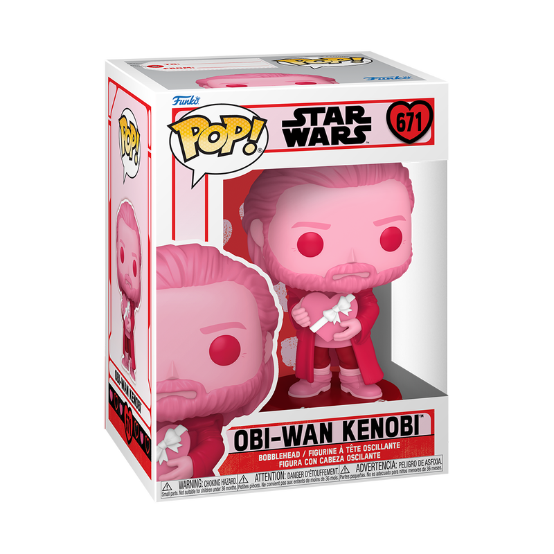 Star Wars - Obi-wan Kenobi #671 (Valentine's Day) - Funko Pop Vinyl Figure