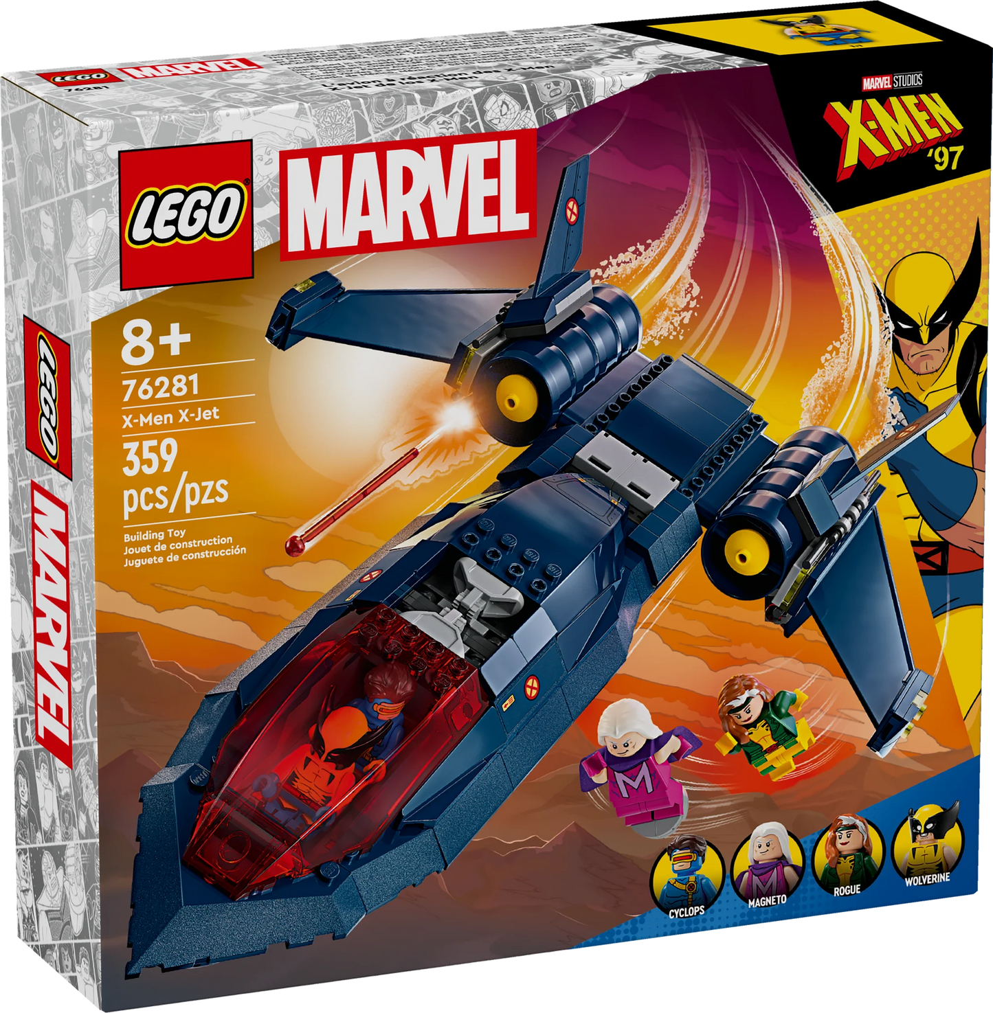 Lego Marvel X-Men X-Jet Buildable Toy 76281
