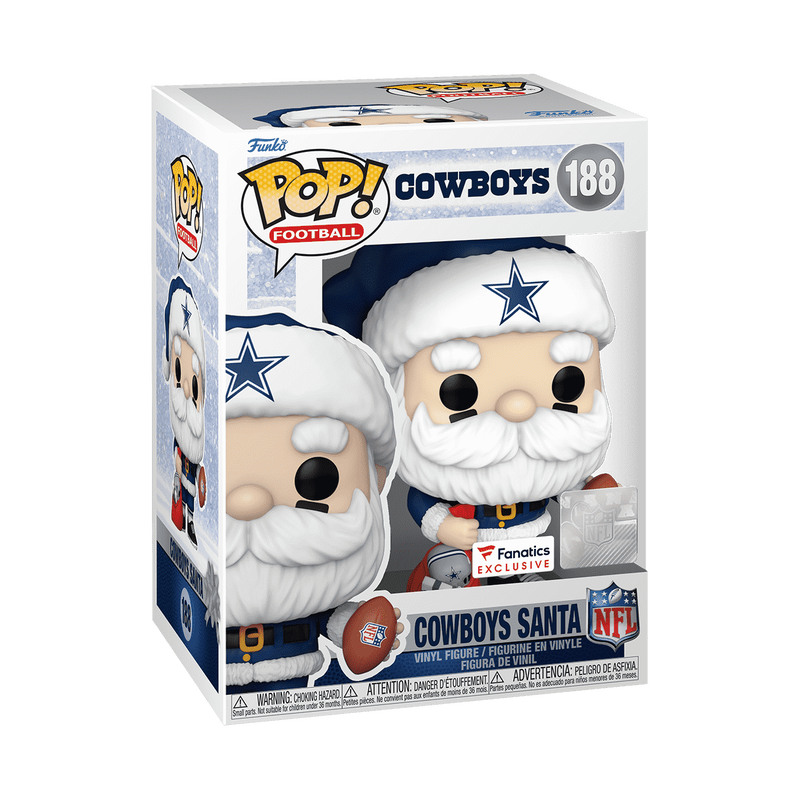 NFL Cowboys Santa 188 Funko Pop! Vinyl Figure sports
