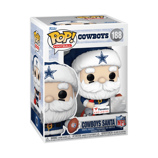 NFL Cowboys Santa 188 Funko Pop! Vinyl Figure sports