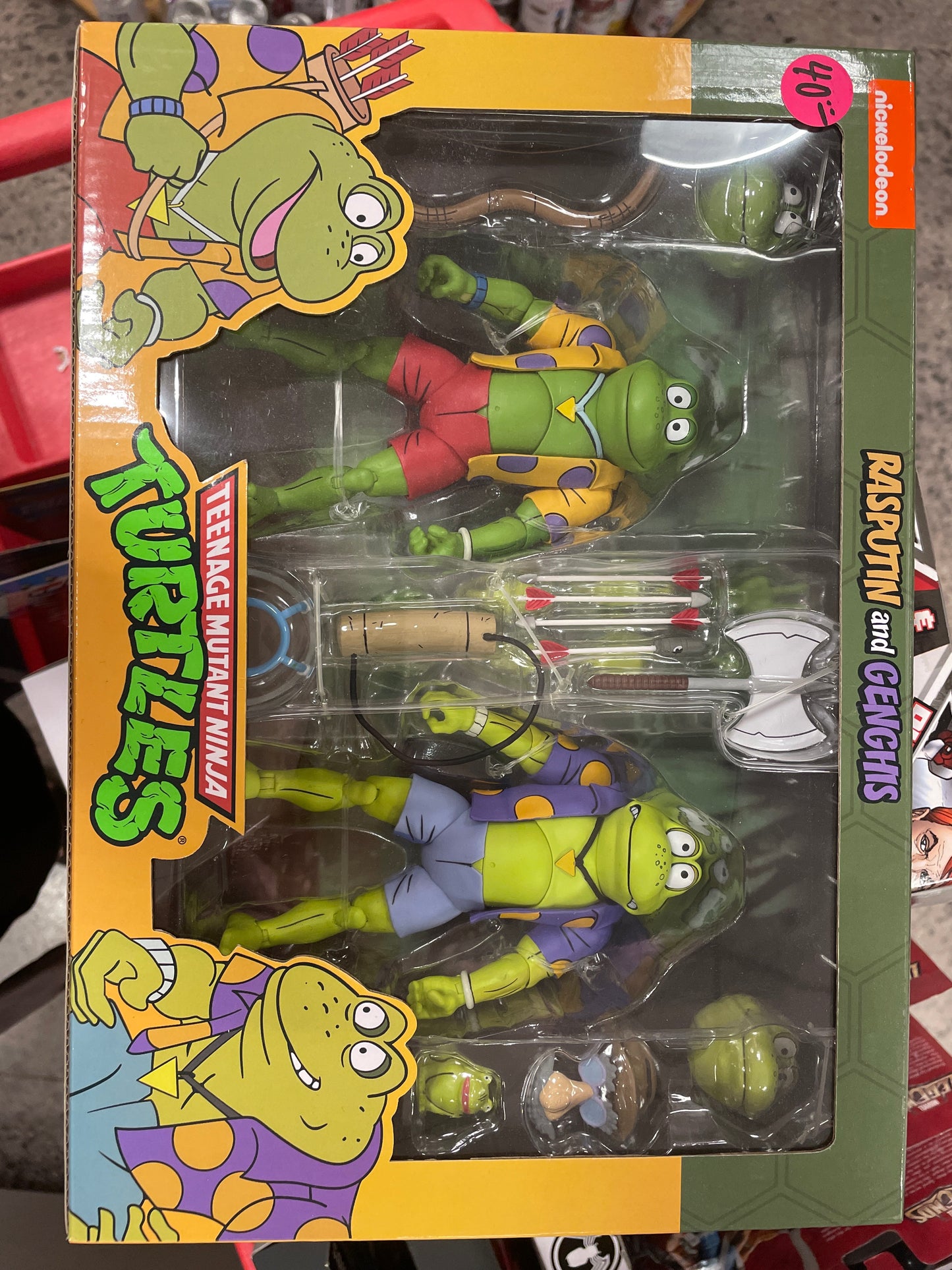 TMNT Rasputin & Genghis Nickelodeon Action Figures