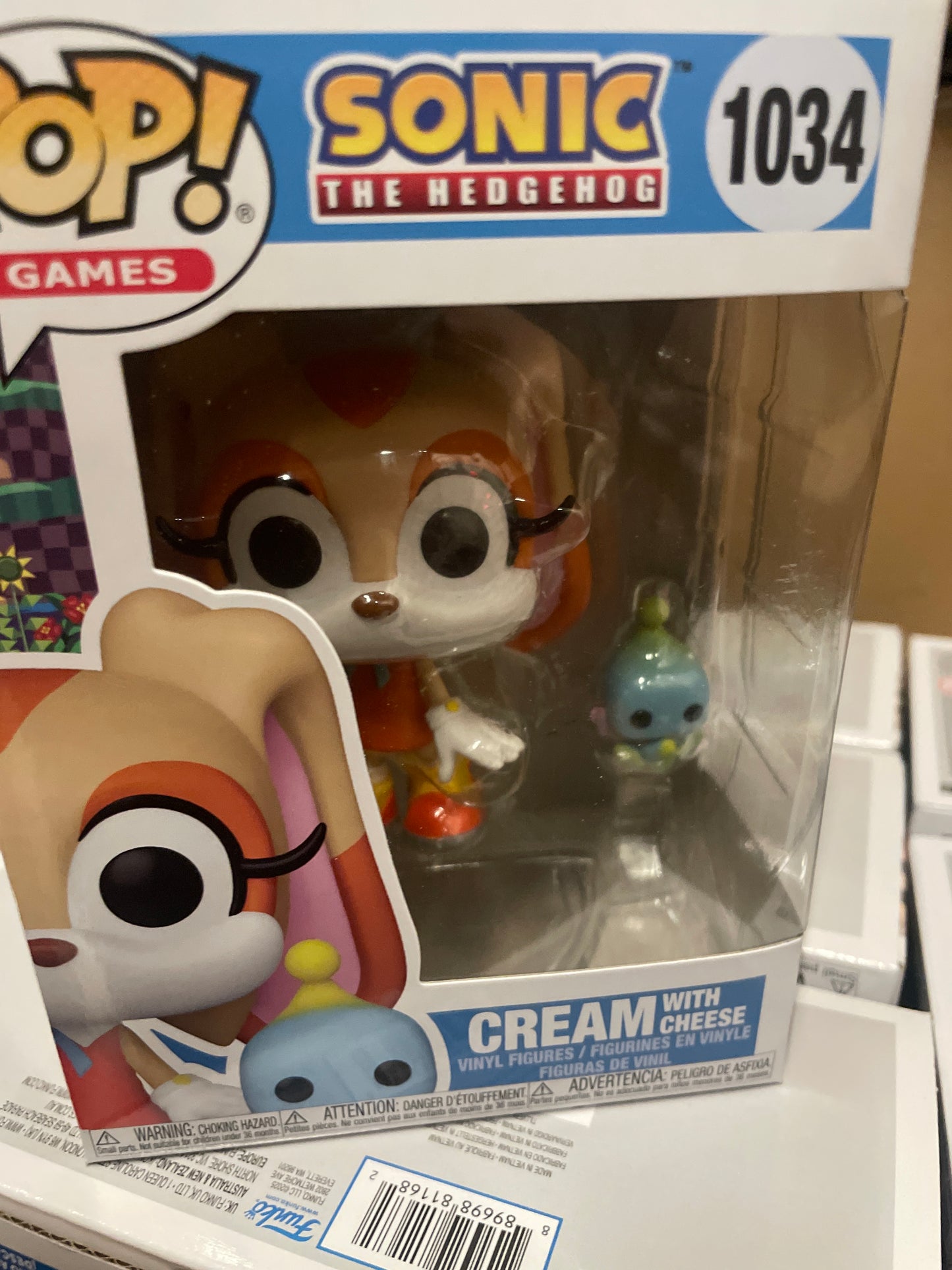 Sonic cream with cheese 1034 Funko Pop! Vinyl Figure video games