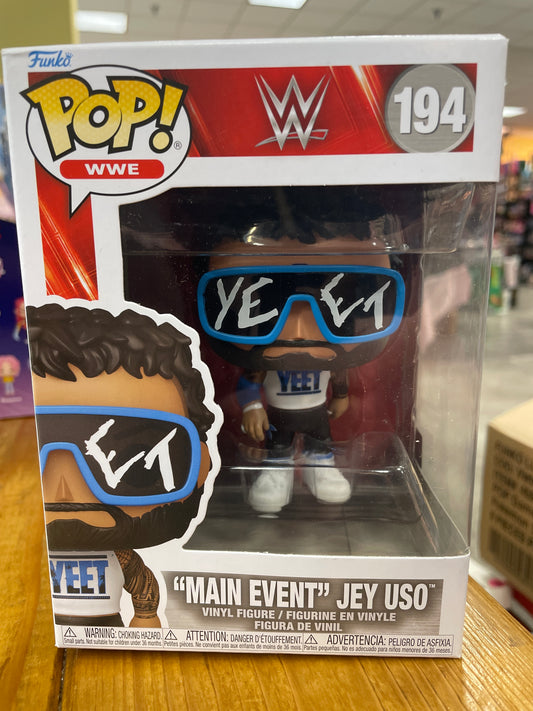 wwe Main Event Jey Uso 194 Funko Pop! Vinyl figure sports