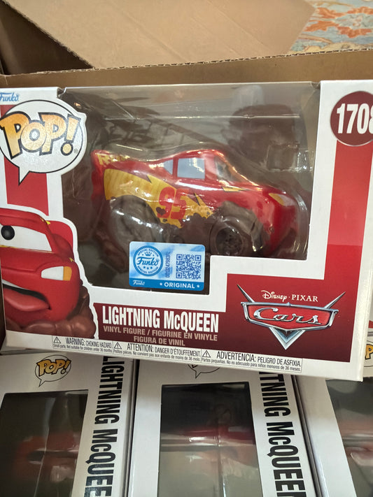 Cars Lightning McQueen 1708 exclusive Funko Pop! Vinyl Figure Disney