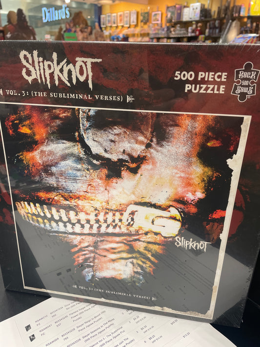 Slipknot vol 3 500 piece album puzzle rock saws