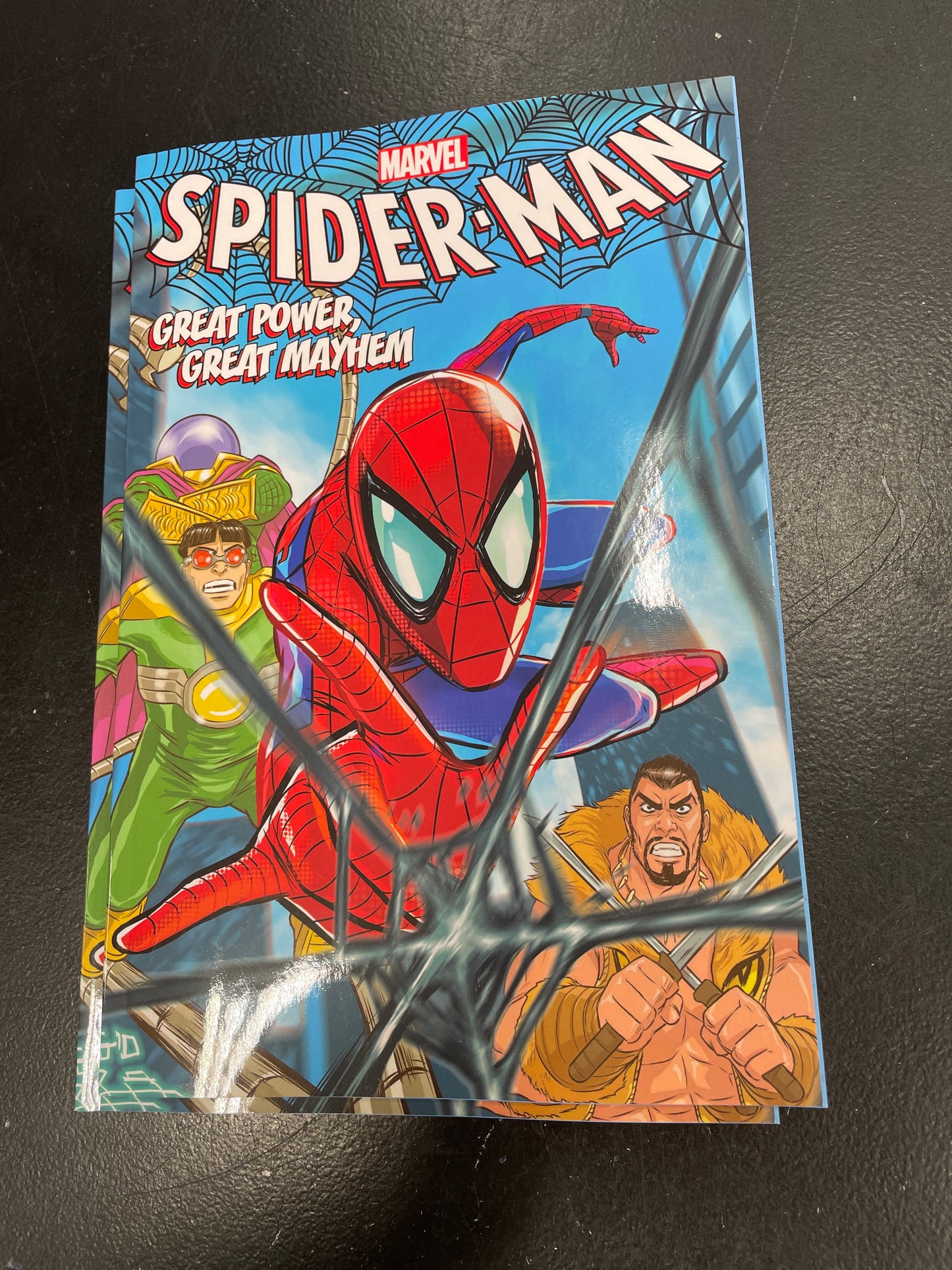 Spiderman great power great mayhem Marvel graphic novel