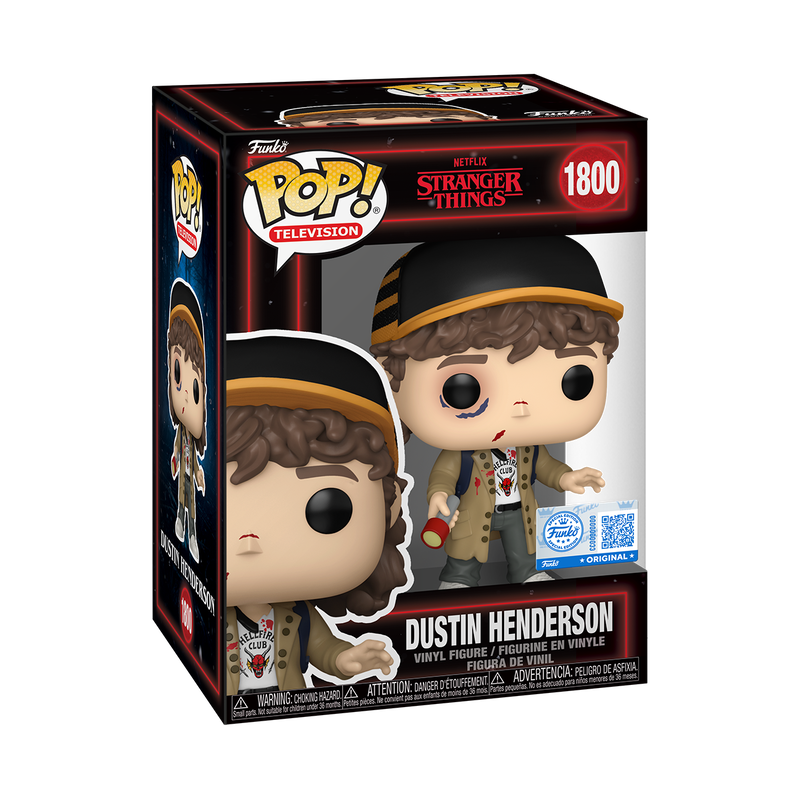 Stranger Things 5 Battle Damaged Henderson 1800 Funko Pop! Vinyl Figure television