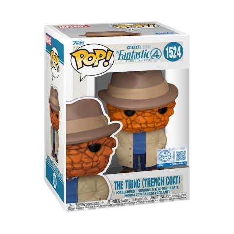 Fantastic Four Thing Trenchcoat 1524 exclusive Funko Pop! Vinyl figure video games