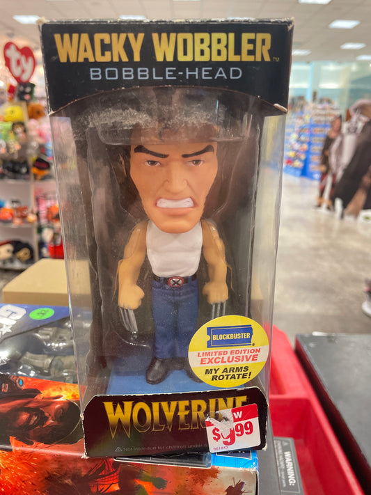 Wacky Wobbler Wolverine Blockbuster Excl. Funko Pop! Vinyl figure Marvel