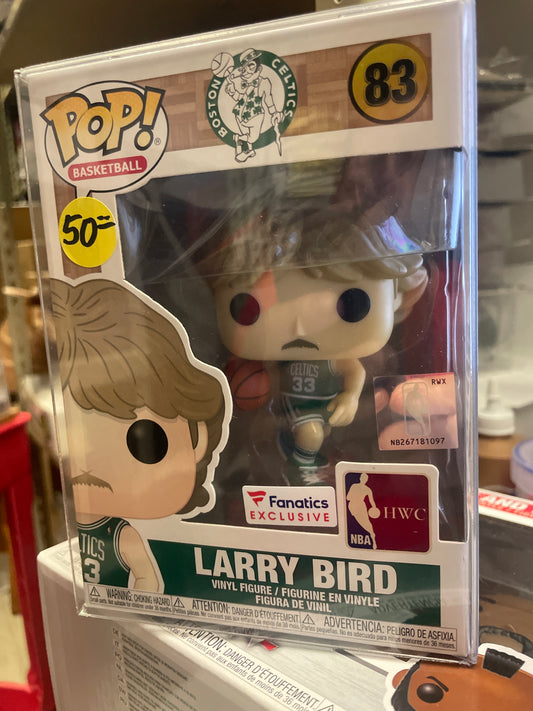 NBA legends Larry Bird 83 exclusive Funko Pop! Vinyl figure sports