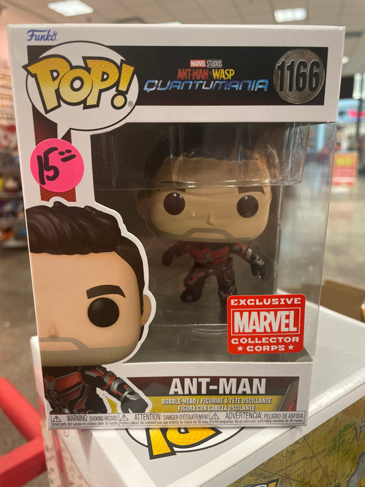 Marvel - Ant-Man and the Wasp: Quantumania- Ant-Man 1166 Exclusive Marvel Collectors Corps- Funko Pop! Vinyl Figure