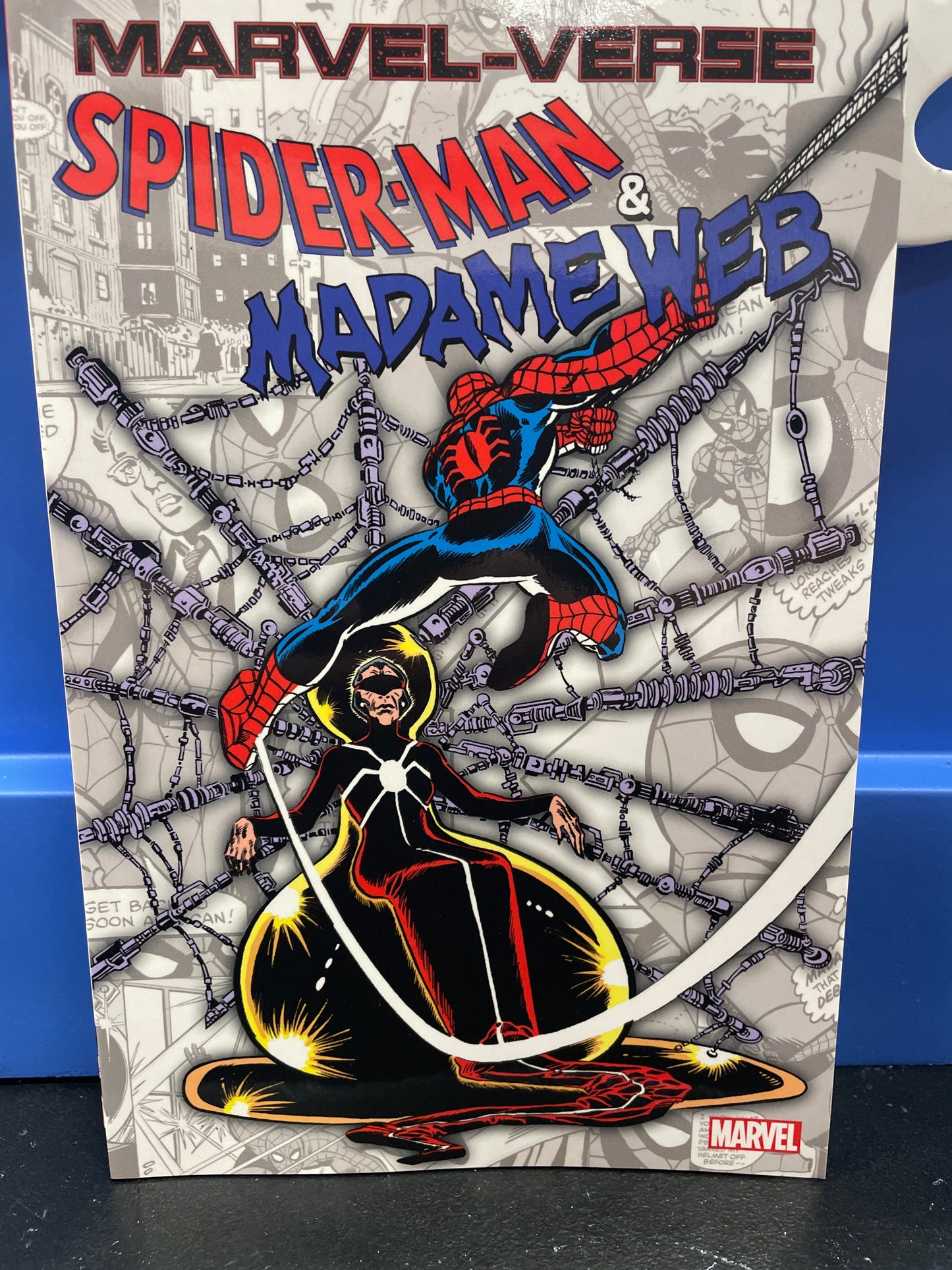 Marvel-verse Spiderman and Madame Web graphic novel