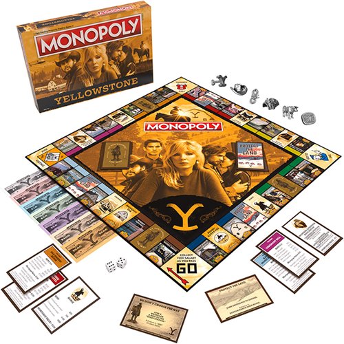 Yellowstone Monopoly Board Game new