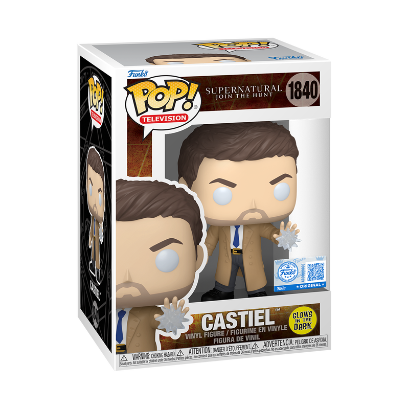Supernatural Castiel 1840 exclusive Funko Pop! Vinyl Figure television