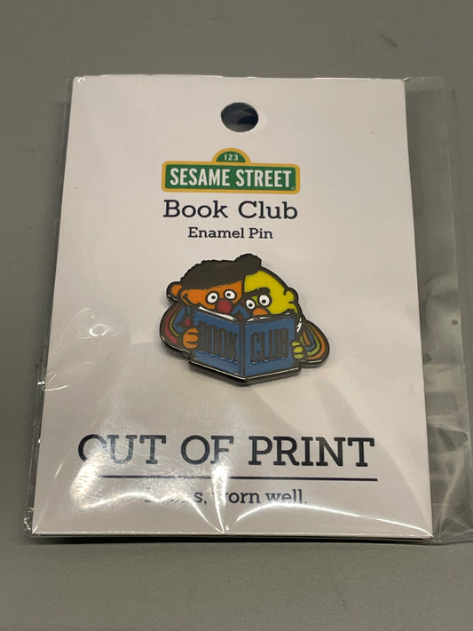 Out of Print - Bert and Ernie Sesame Street enamel pin new