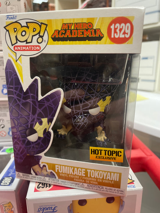 MHA Fumikage Tokoyami 1329 exclusive Funko Pop! Vinyl figure anime
