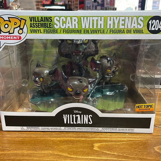Disney villians assemble scar with Hyenas 1204 Funko Pop! Vinyl figure