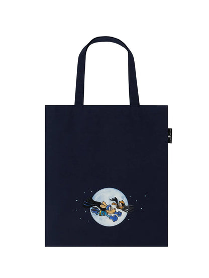 Dog Man Tote Bag - Navy Blue