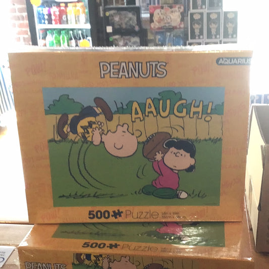 Aquarius Puzzles - Peanut Charlie Brown Football - 500 pieces GAMES