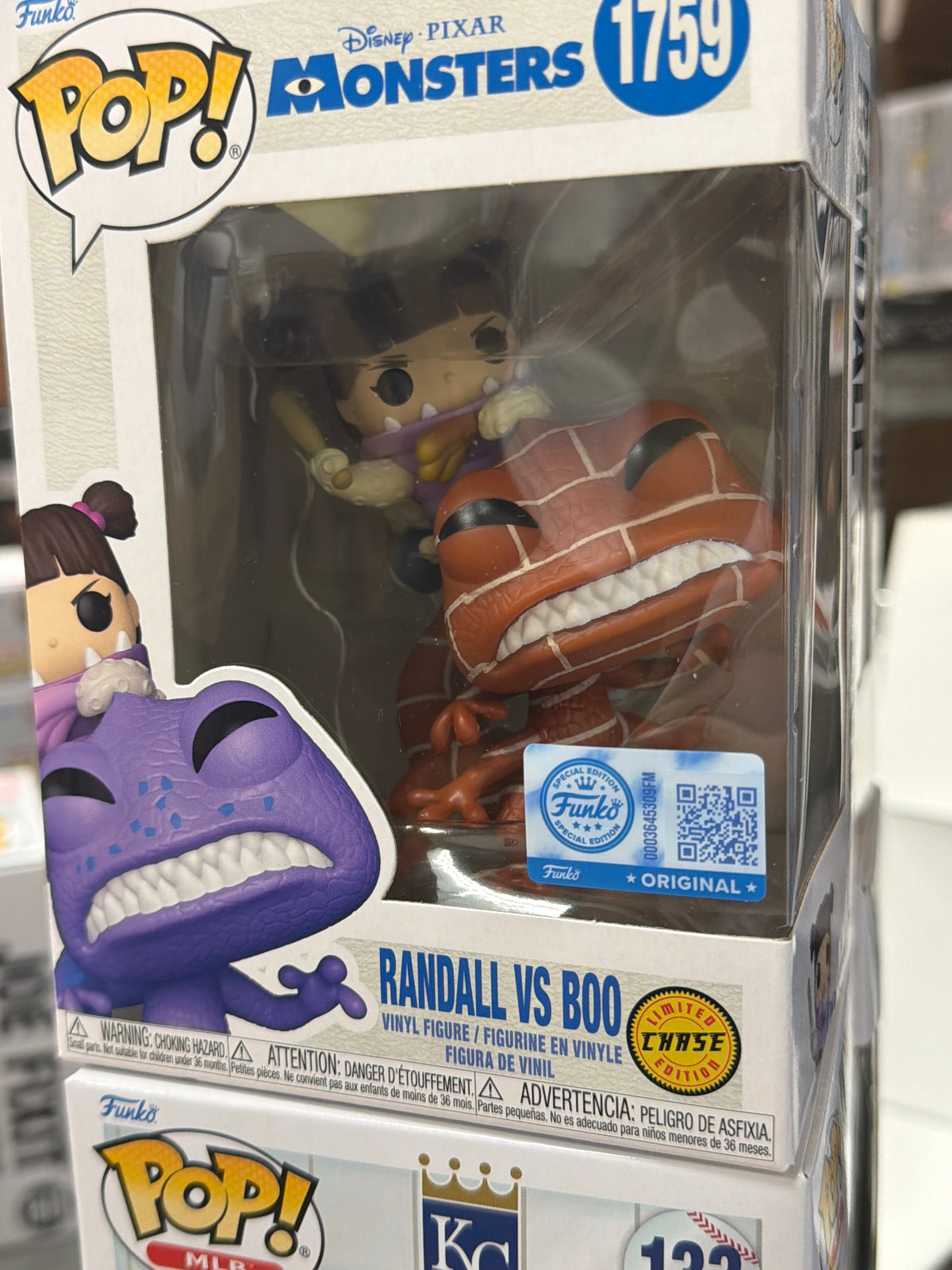 Monsters inc Randall vs Boo 1759 Funko Pop! Vinyl figure Disney