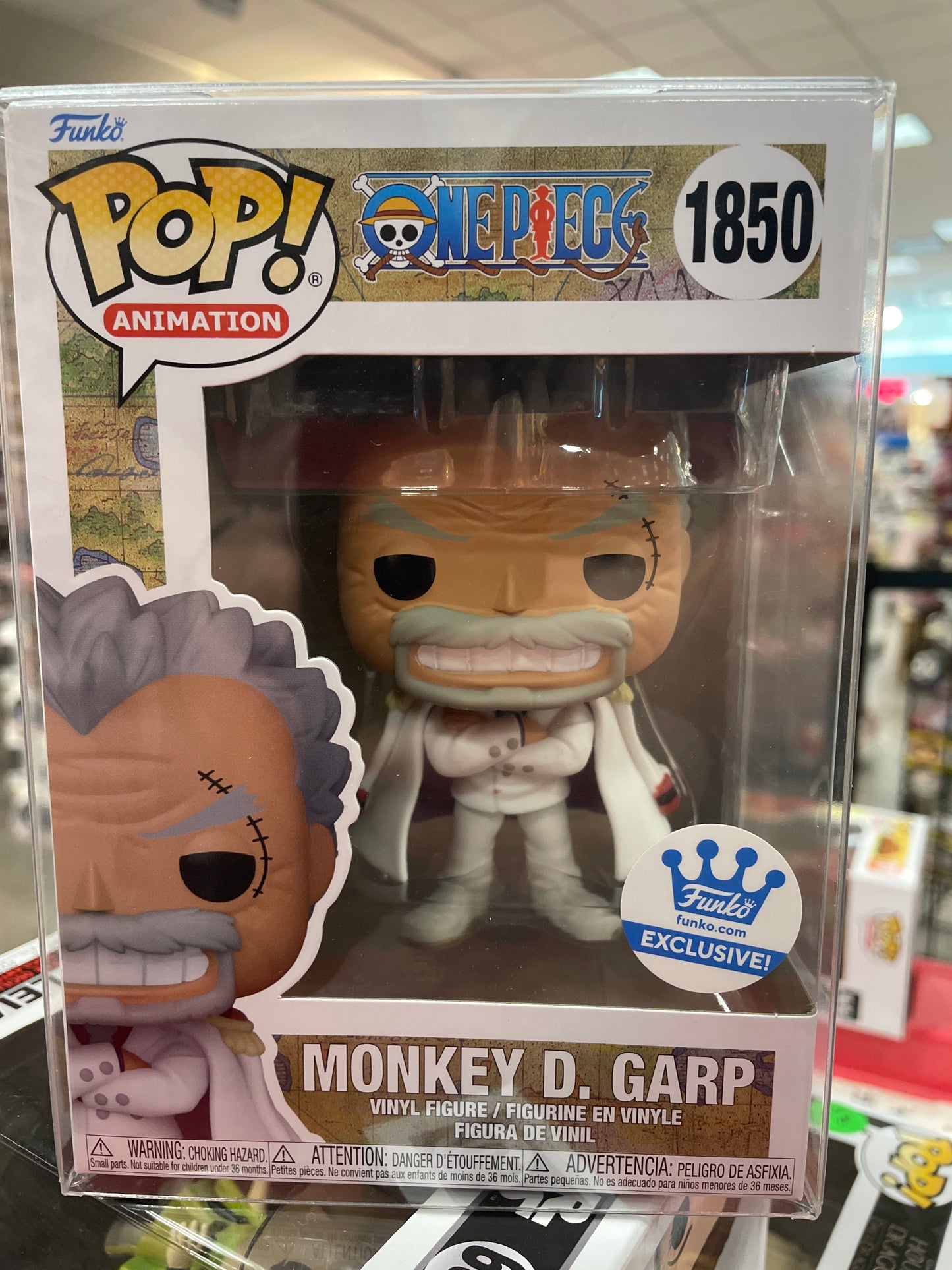 One piece Monkey D. Garp 1850 Funko Exclusive pop vinyl pop plus anime