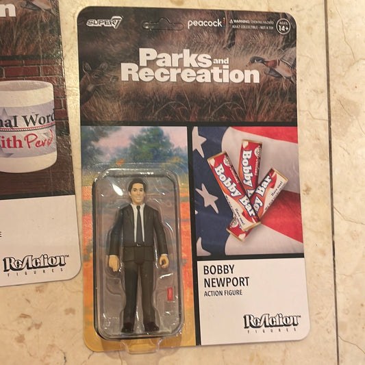 Super 7 - Parks and Rec REACTION FIGURE - Bobby Newport