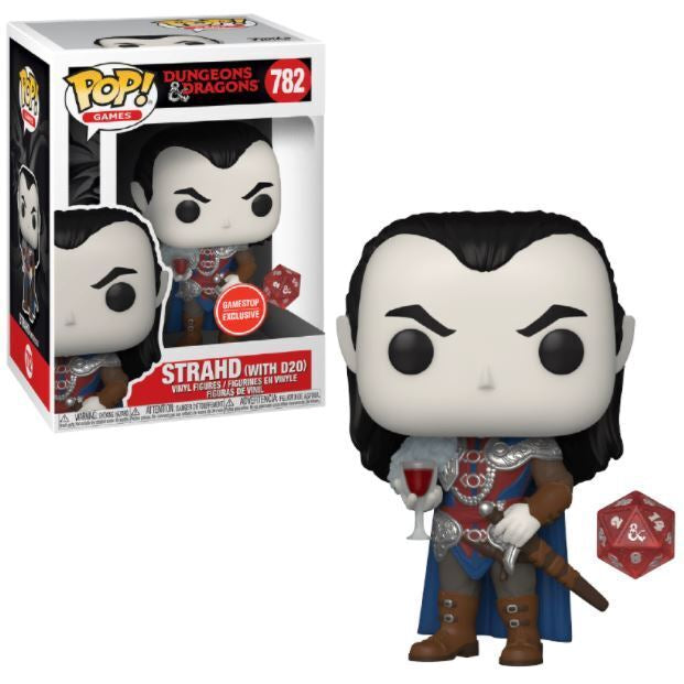 Dungeons and dragons Strahd w/ D20  exclusive Funko Pop! Vinyl figure