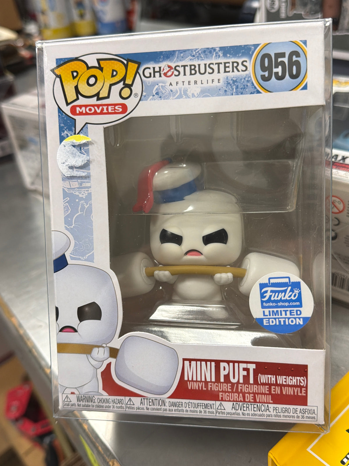 Ghostbusters Afterlife Mini Puft weights 956 Funko Pop! Vinyl figure movies