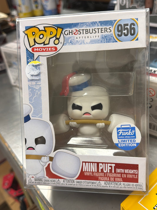 Ghostbusters Afterlife Mini Puft weights 956 Funko Pop! Vinyl figure movies